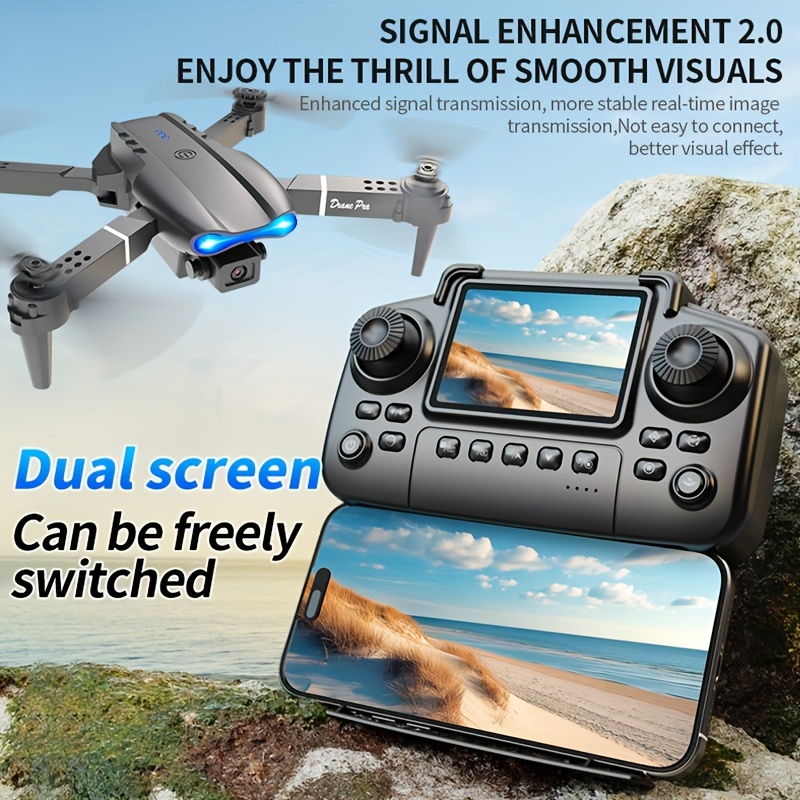 E99 PRO MAX Foldable Drone wit - Drone Propeller Guard review and price