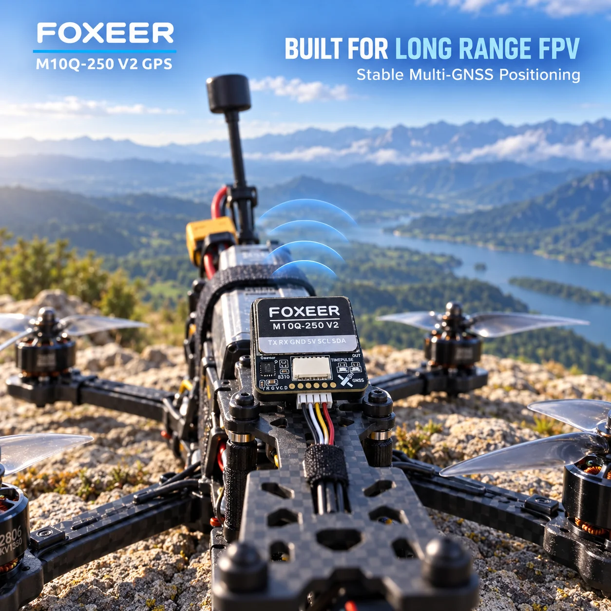 FOXEER M10Q-250 V2 GPS Module  - Drone Compass review and price